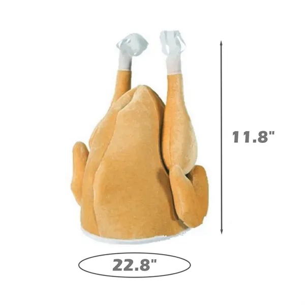 Creative Plush Christmas Turkey Hat For Festive Celebrations - Creative Plush Christmas Turkey Hat For Festive Celebrations - Image 1 of 2