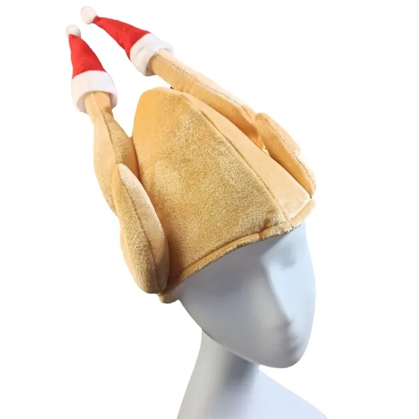 Creative Plush Christmas Turkey Hat For Festive Celebrations - Creative Plush Christmas Turkey Hat For Festive Celebrations - Image 2 of 2