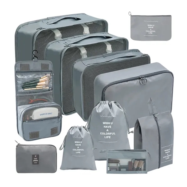 11-Piece Travel Organizer Set - Toiletry, Cosmetic, Clothing - 11-Piece Travel Organizer Set - Toiletry, Cosmetic, Clothing - Image 3 of 5