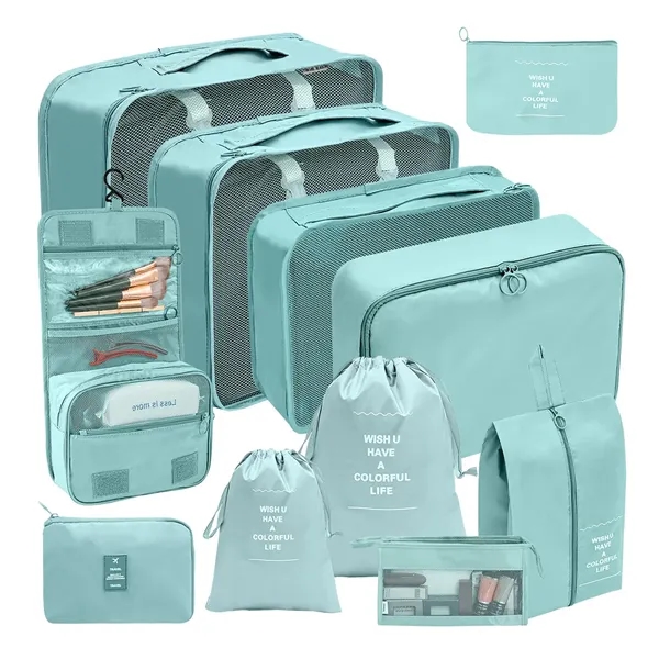 11-Piece Travel Organizer Set - Toiletry, Cosmetic, Clothing - 11-Piece Travel Organizer Set - Toiletry, Cosmetic, Clothing - Image 4 of 5
