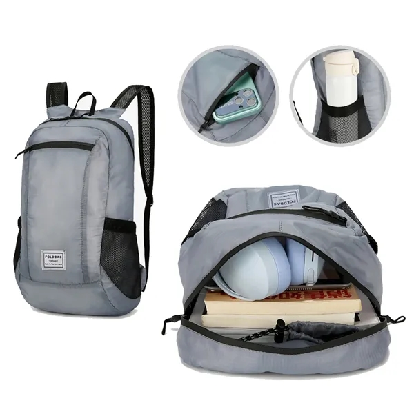 Ultralight Water-Resistant Packable Hiking Backpack - Ultralight Water-Resistant Packable Hiking Backpack - Image 2 of 3