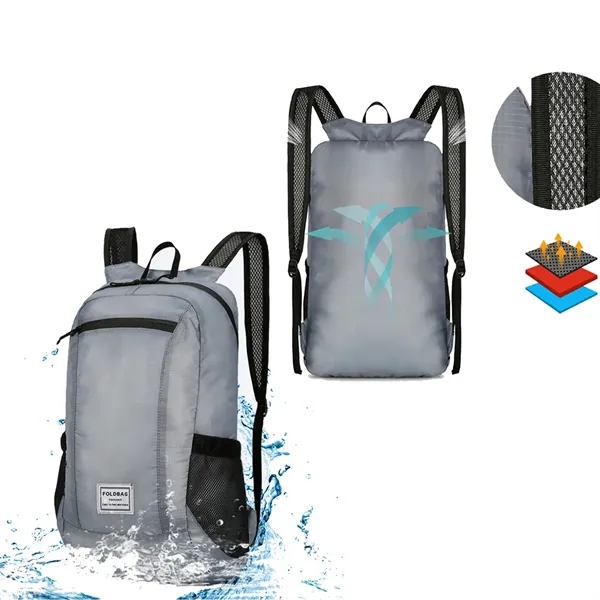 Ultralight Water-Resistant Packable Hiking Backpack - Ultralight Water-Resistant Packable Hiking Backpack - Image 3 of 3