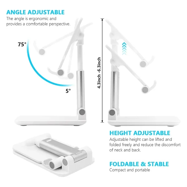 Retractable Foldable Desktop Phone Stand - Retractable Foldable Desktop Phone Stand - Image 3 of 4