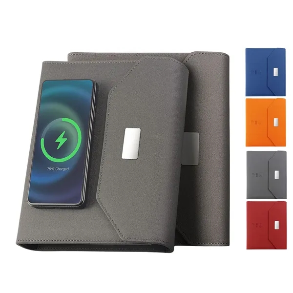 Multi-functional Wireless Charging Notebook - Multi-functional Wireless Charging Notebook - Image 0 of 4