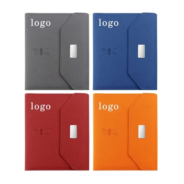 Multi-functional Wireless Charging Notebook - Multi-functional Wireless Charging Notebook - Image 1 of 4