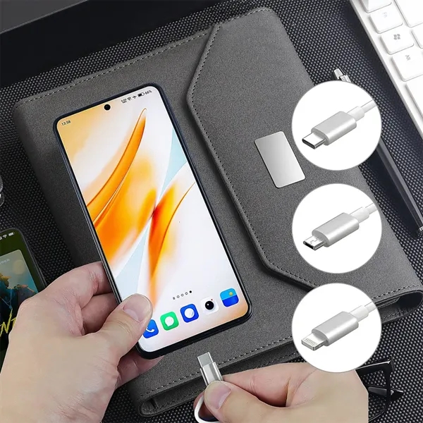 Multi-functional Wireless Charging Notebook - Multi-functional Wireless Charging Notebook - Image 3 of 4
