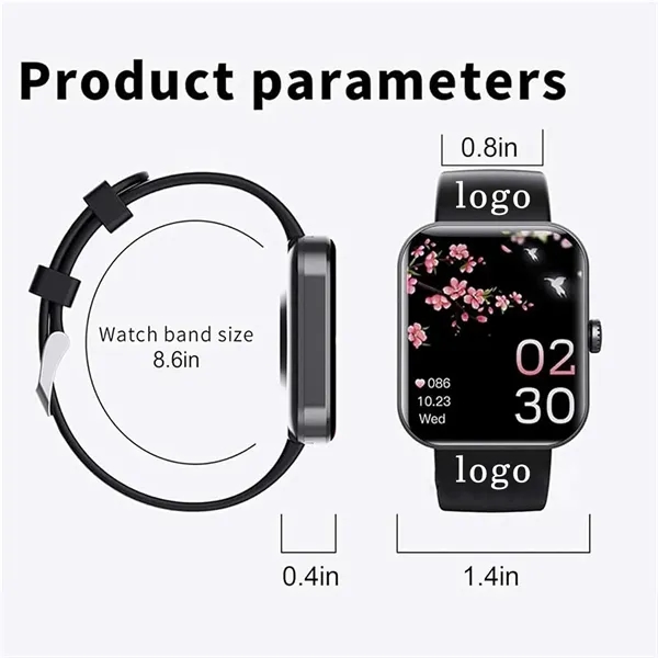SpO2 & Heart Rate Smart Sports Watch - SpO2 & Heart Rate Smart Sports Watch - Image 1 of 4