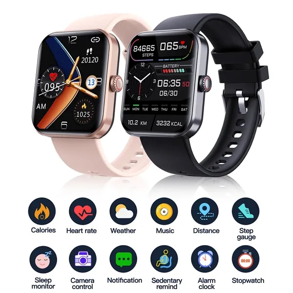 SpO2 & Heart Rate Smart Sports Watch - SpO2 & Heart Rate Smart Sports Watch - Image 2 of 4
