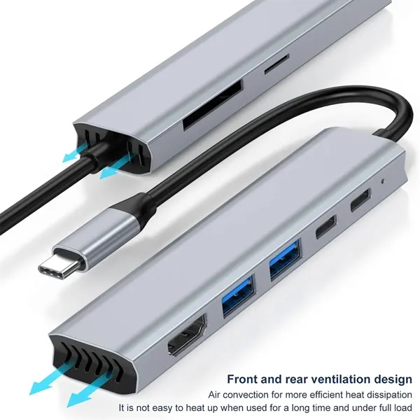 Type-C 7-in-1 Docking Station - Type-C 7-in-1 Docking Station - Image 2 of 4