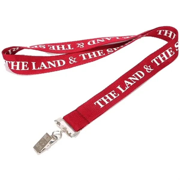 Super Saver Polyester Lanyard ID Badge Holder - Super Saver Polyester Lanyard ID Badge Holder - Image 3 of 5