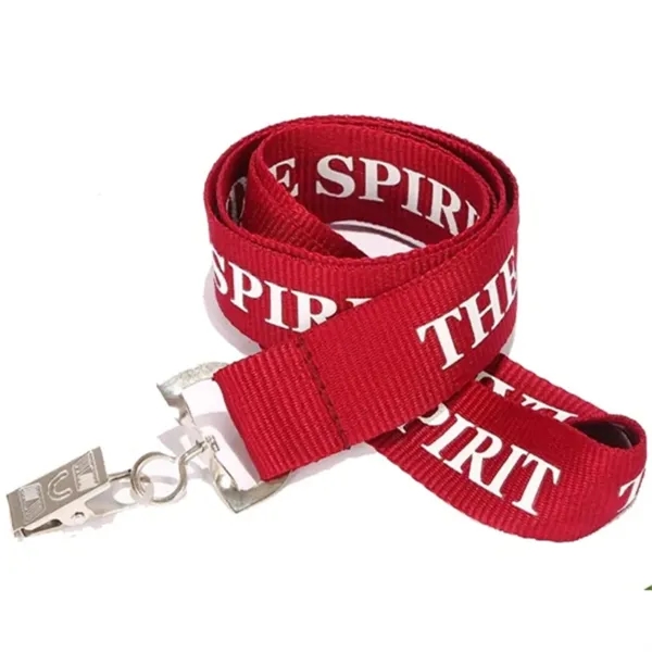 Super Saver Polyester Lanyard ID Badge Holder - Super Saver Polyester Lanyard ID Badge Holder - Image 4 of 5