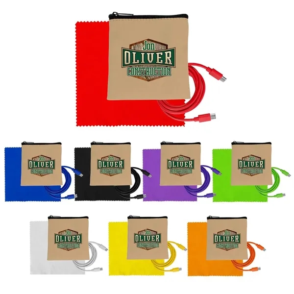 Tan Executive C to C Cable & Cloth Set - Tan Executive C to C Cable & Cloth Set - Image 0 of 18