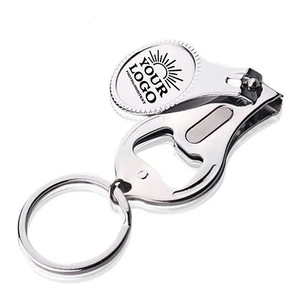 SteelMate 2 in 1 Keychain Tool Bottle Opener & Nail Clipper - SteelMate 2 in 1 Keychain Tool Bottle Opener & Nail Clipper - Image 0 of 3