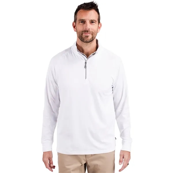 Cutter & Buck Adapt Eco Knit Stretch Quarter Zip Pullover - Cutter & Buck Adapt Eco Knit Stretch Quarter Zip Pullover - Image 2 of 10