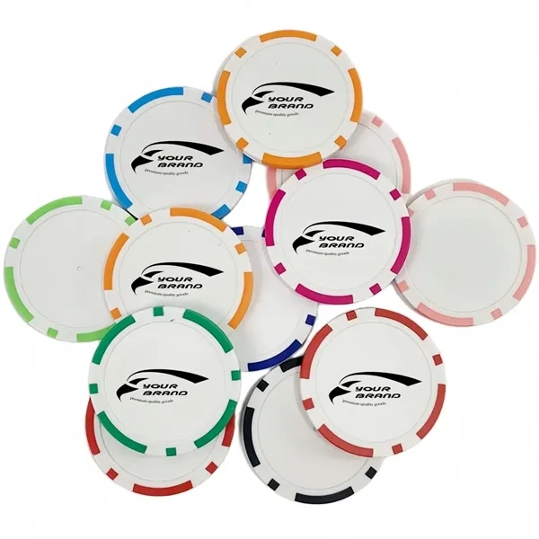 Ball Marker Set Poker Chip Edition Great Golf Gift - Ball Marker Set Poker Chip Edition Great Golf Gift - Image 0 of 2