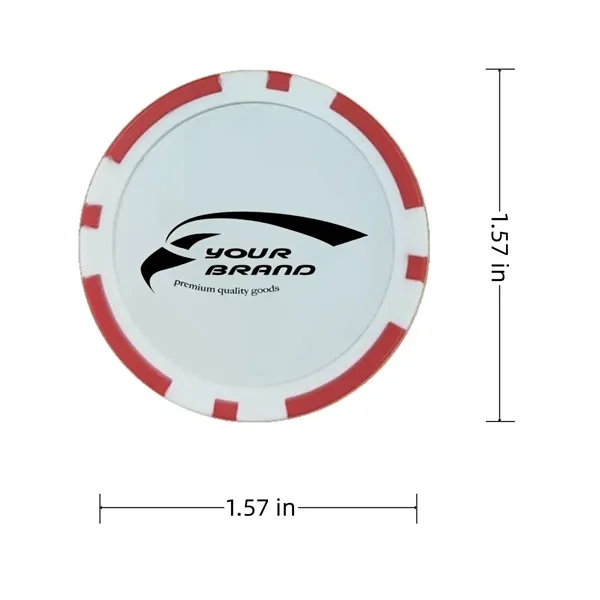 Ball Marker Set Poker Chip Edition Great Golf Gift - Ball Marker Set Poker Chip Edition Great Golf Gift - Image 1 of 2