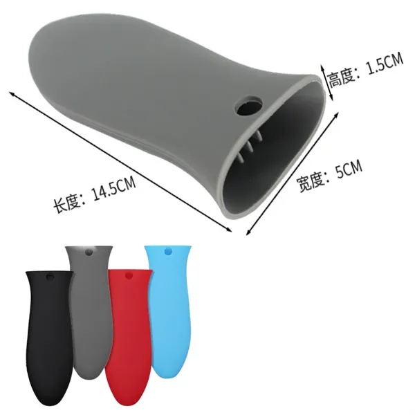 Practical Kitchen Insulation Silicone Pot Handle Gloves Grip - Practical Kitchen Insulation Silicone Pot Handle Gloves Grip - Image 2 of 3