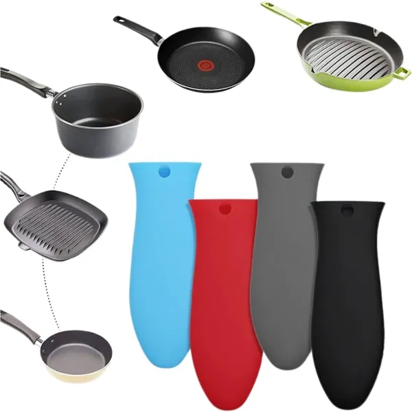 Practical Kitchen Insulation Silicone Pot Handle Gloves Grip - Practical Kitchen Insulation Silicone Pot Handle Gloves Grip - Image 3 of 3