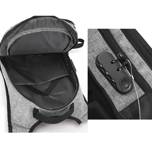 Large Anti Theft Travel Backpack combination lock steel rope - Large Anti Theft Travel Backpack combination lock steel rope - Image 3 of 7