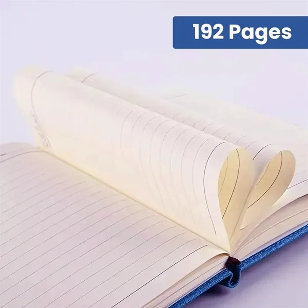 A5 Notebook Journal With Phone Pocket Pen Card Holder - A5 Notebook Journal With Phone Pocket Pen Card Holder - Image 3 of 4