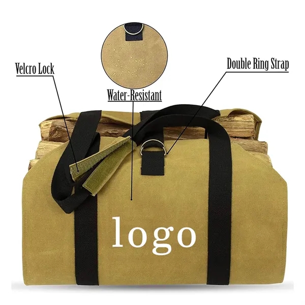 Outdoor Firewood Tote Bag - Portable Handheld Logging - Outdoor Firewood Tote Bag - Portable Handheld Logging - Image 2 of 3