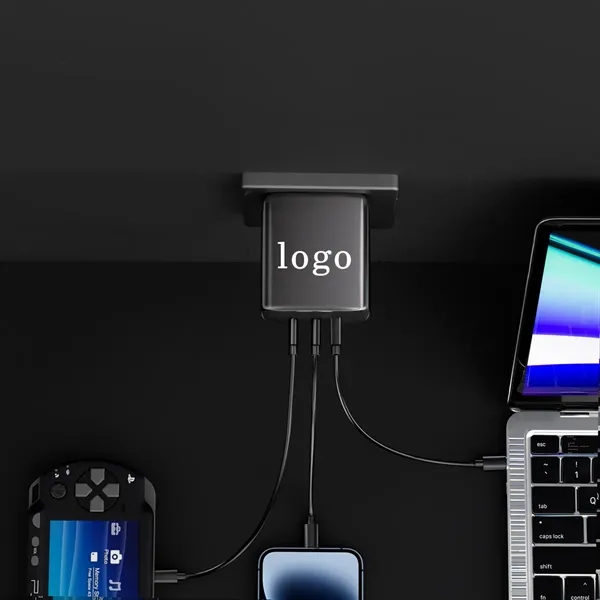 65W Triple-Port Fast Charging Adapter (ACC Series) - 65W Triple-Port Fast Charging Adapter (ACC Series) - Image 2 of 4