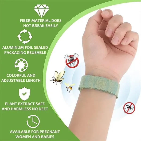 Plant Essential Oil Fiber Bracelet - Plant Essential Oil Fiber Bracelet - Image 4 of 4