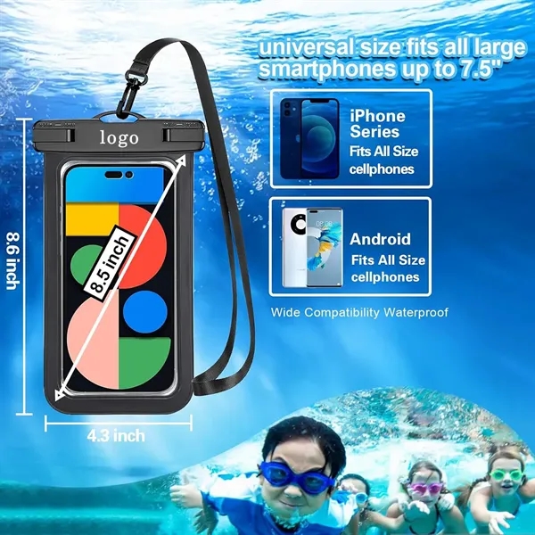 Touchscreen Waterproof Phone Pouch - Touchscreen Waterproof Phone Pouch - Image 1 of 3