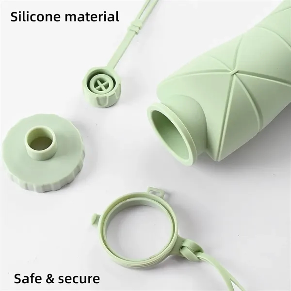 Outdoor Portable Silicone Collapsible Water Bottle - Outdoor Portable Silicone Collapsible Water Bottle - Image 3 of 3