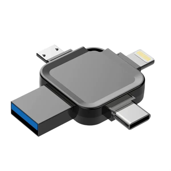 Portable Large Capacity Metal Cross 4 In 1 USB Flash Drive - Portable Large Capacity Metal Cross 4 In 1 USB Flash Drive - Image 1 of 3