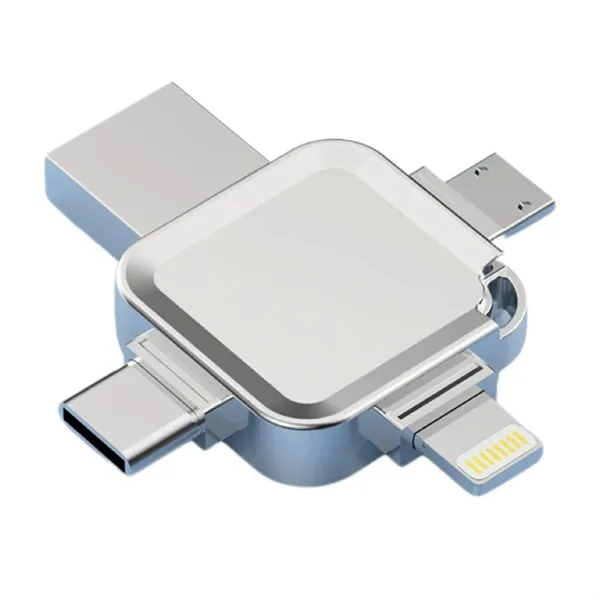 Portable Large Capacity Metal Cross 4 In 1 USB Flash Drive - Portable Large Capacity Metal Cross 4 In 1 USB Flash Drive - Image 2 of 3