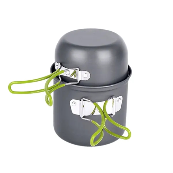 Foldable Outdoor Cooking Pot And Camping Cookware Set - Foldable Outdoor Cooking Pot And Camping Cookware Set - Image 3 of 3