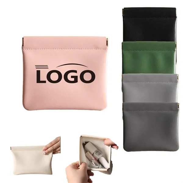 PU Leather Makeup & Travel Storage Bag - PU Leather Makeup & Travel Storage Bag - Image 0 of 7
