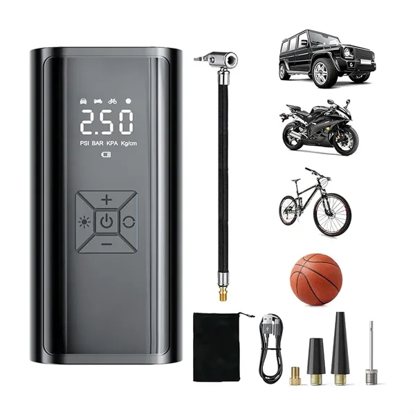 Portable Wireless Digital Display Car Tire Inflator - Portable Wireless Digital Display Car Tire Inflator - Image 0 of 4