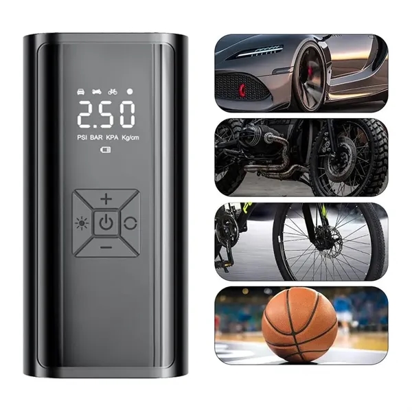 Portable Wireless Digital Display Car Tire Inflator - Portable Wireless Digital Display Car Tire Inflator - Image 3 of 4