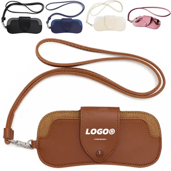 PU Leather Hanging Sunglasses Holder Case Pouch Bag - PU Leather Hanging Sunglasses Holder Case Pouch Bag - Image 0 of 4