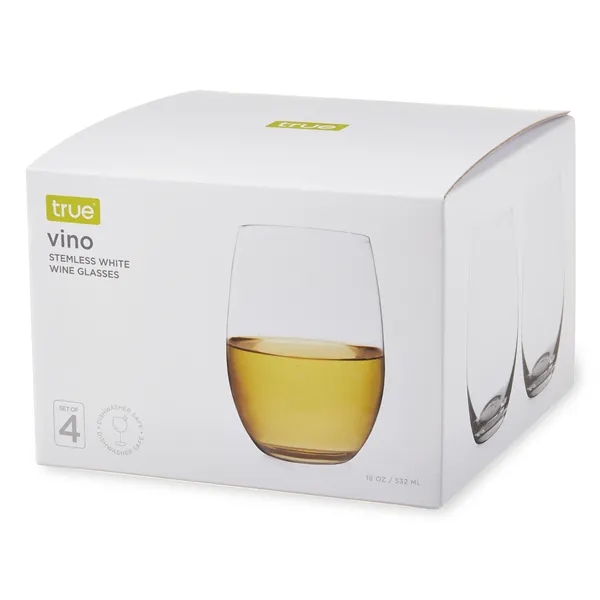 True® Vino Stemless White Wine Glass - True® Vino Stemless White Wine Glass - Image 5 of 7