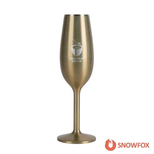 Snowfox® 6 oz. Insulated Champagne Flute - Snowfox® 6 oz. Insulated Champagne Flute - Image 2 of 5