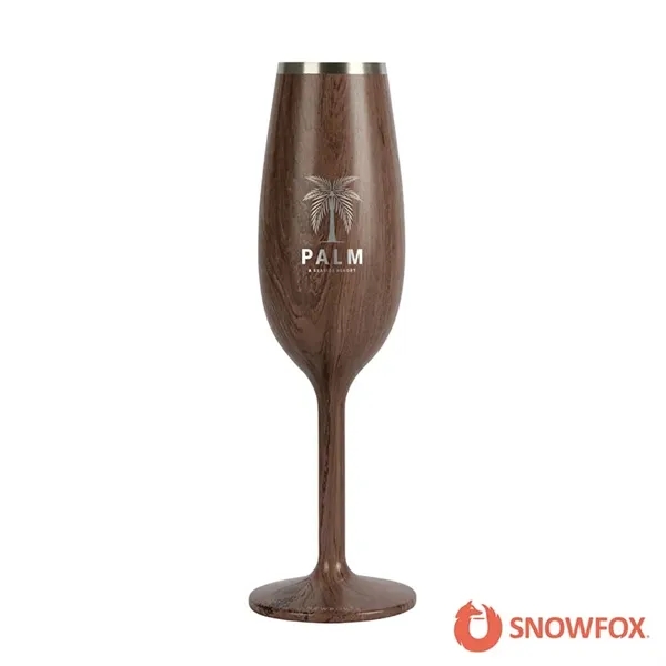 Snowfox® 6 oz. Insulated Champagne Flute - Snowfox® 6 oz. Insulated Champagne Flute - Image 3 of 5