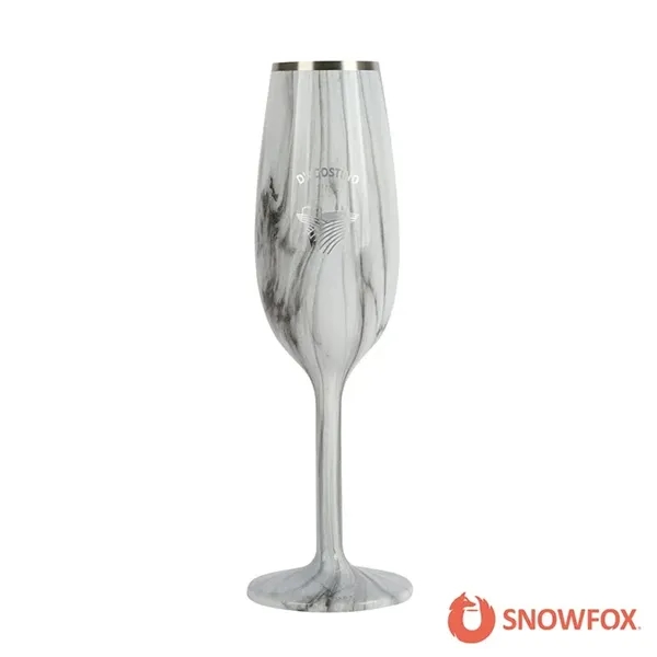 Snowfox® 6 oz. Insulated Champagne Flute - Snowfox® 6 oz. Insulated Champagne Flute - Image 5 of 5