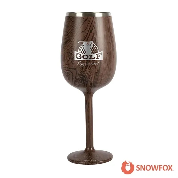 Snowfox® 12 oz. Insulated Stemmed Wine Glass - Snowfox® 12 oz. Insulated Stemmed Wine Glass - Image 2 of 4