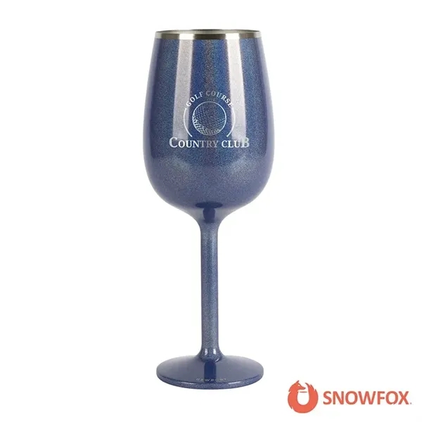 Snowfox® 12 oz. Insulated Stemmed Wine Glass - Snowfox® 12 oz. Insulated Stemmed Wine Glass - Image 3 of 4