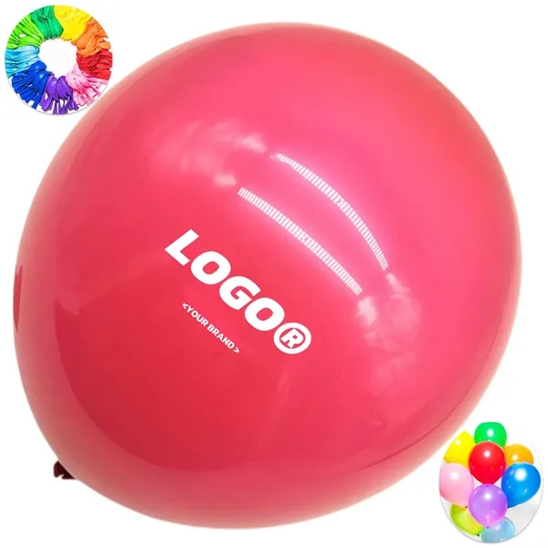 Matte Finish 12 Inch Latex Balloons For Party Decor - Matte Finish 12 Inch Latex Balloons For Party Decor - Image 0 of 7