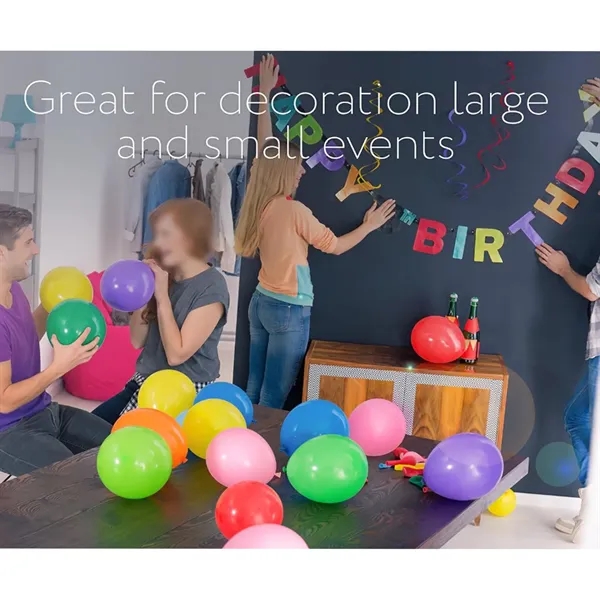 Matte Finish 12 Inch Latex Balloons For Party Decor - Matte Finish 12 Inch Latex Balloons For Party Decor - Image 2 of 7