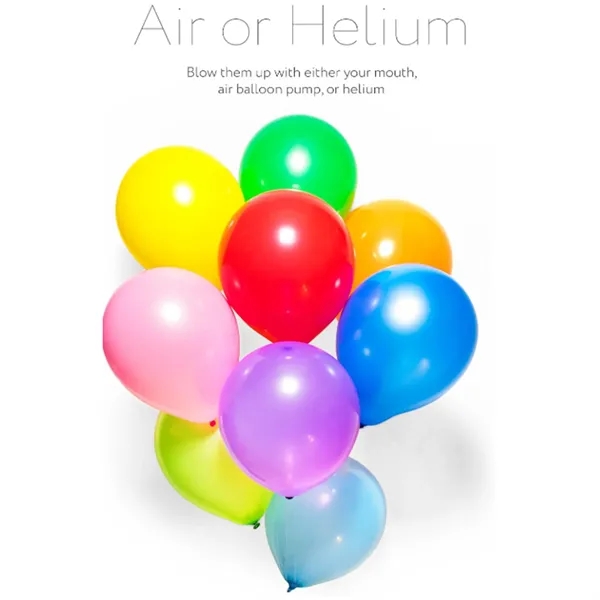 Matte Finish 12 Inch Latex Balloons For Party Decor - Matte Finish 12 Inch Latex Balloons For Party Decor - Image 4 of 7