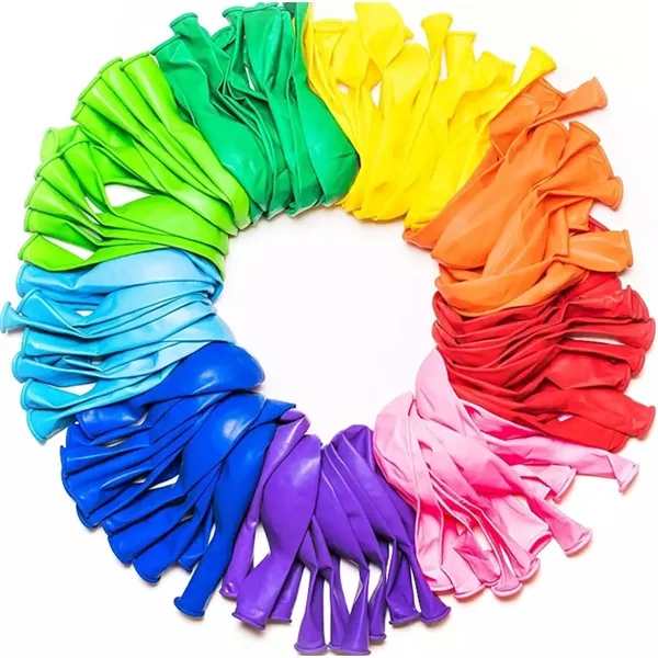 Matte Finish 12 Inch Latex Balloons For Party Decor - Matte Finish 12 Inch Latex Balloons For Party Decor - Image 6 of 7