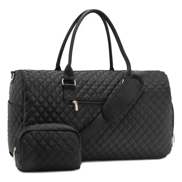 Pink Carry On Overnight Bag for Women with Toiletry - Pink Carry On Overnight Bag for Women with Toiletry - Image 5 of 5