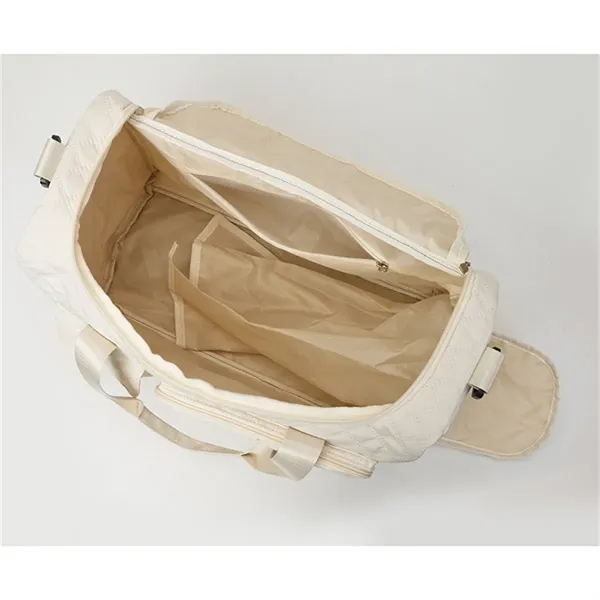 17in Women Carry on Overnight Bag with Shoe Compartment - 17in Women Carry on Overnight Bag with Shoe Compartment - Image 3 of 7