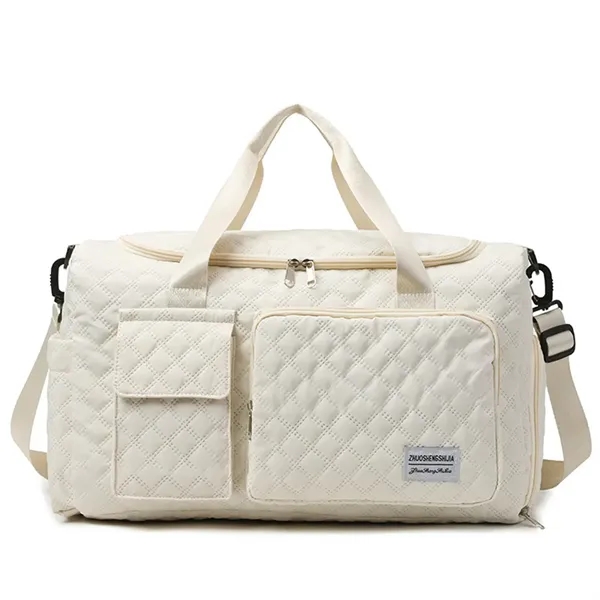 17in Women Carry on Overnight Bag with Shoe Compartment - 17in Women Carry on Overnight Bag with Shoe Compartment - Image 7 of 7