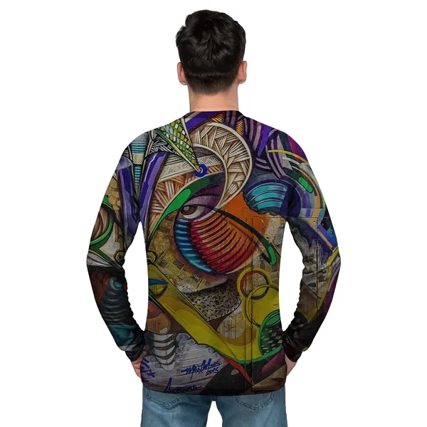 Custom Full Color Dye Sublimation Long Sleeve T-Shirt - Custom Full Color Dye Sublimation Long Sleeve T-Shirt - Image 6 of 6